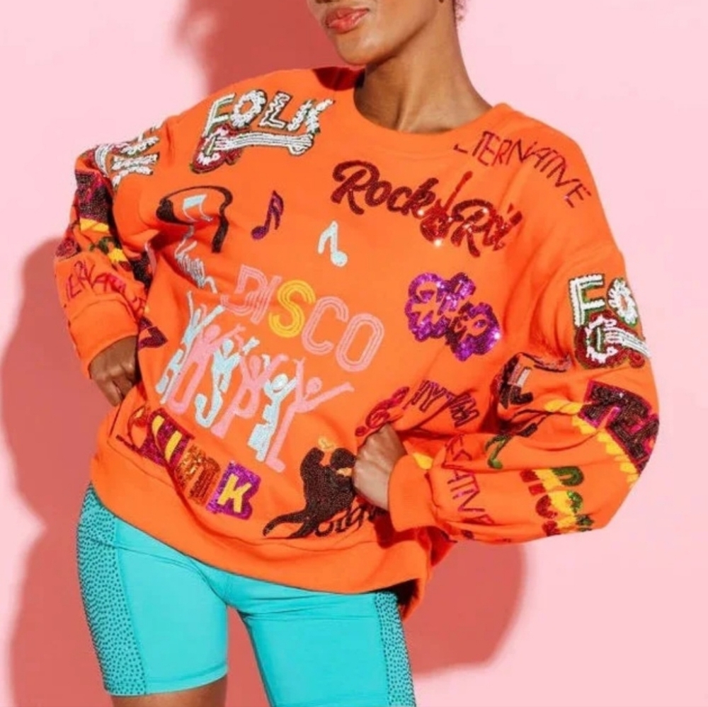 Queen of Sparkles Music Sweatshirt
